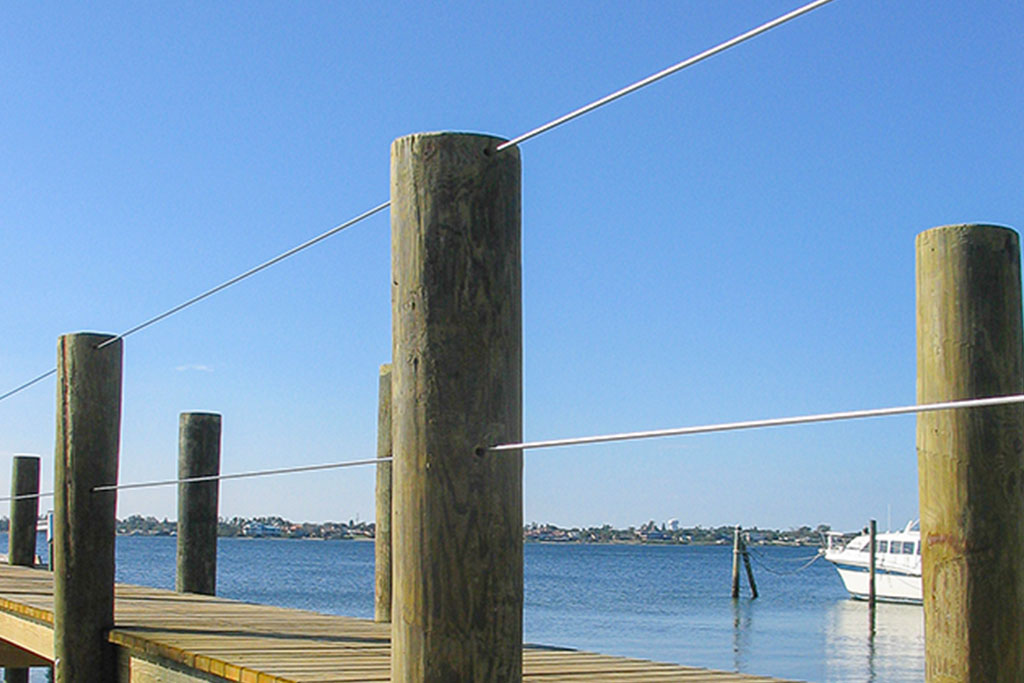 Boat Dock Cable Wire